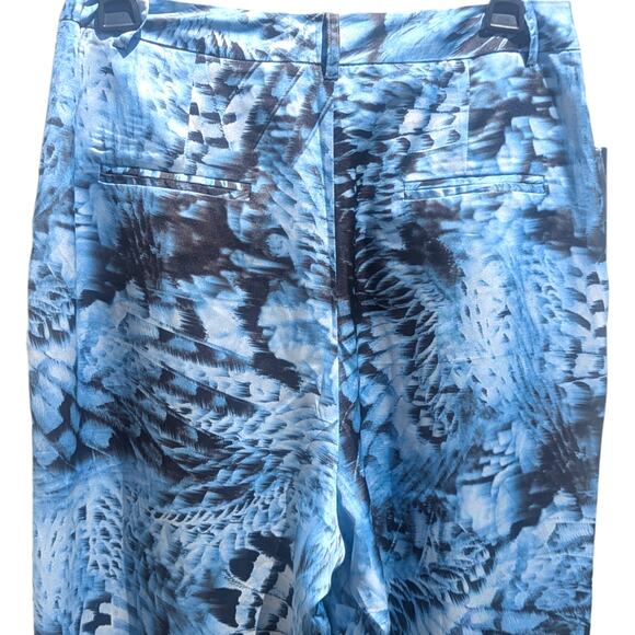 MARCIANO by Guess Silky Fabric Fantasy Flight Studio Pants sz 4 blue - Picture 4 of 7